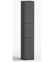 Słupek LUNA 30 cm 3D czarny / antracyt